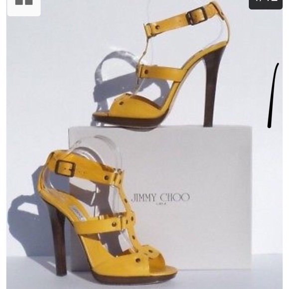 🌟 RARE Jimmy Choo Prize Sandals Sz 37.5 - Picture 2 of 8